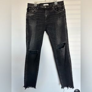Moussy vintage black washed jeans